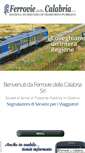 Mobile Screenshot of ferroviedellacalabria.it
